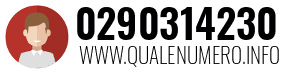 Numero di telefono 0290314230 0290314230