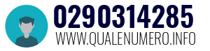 Numero di telefono 0290314285 0290314285