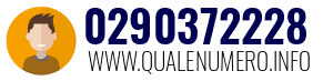 Numero di telefono 0290372228 0290372228