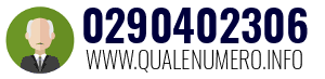 Numero di telefono 0290402306 0290402306