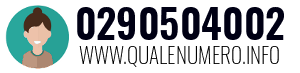 Numero di telefono 0290504002 0290504002
