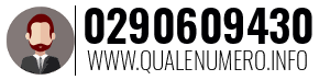 Numero di telefono 0290609430 0290609430