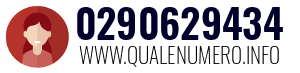 Numero di telefono 0290629434 0290629434