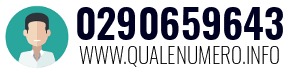 Numero di telefono 0290659643 0290659643