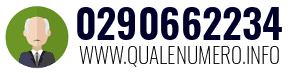 Numero di telefono 0290662234 0290662234