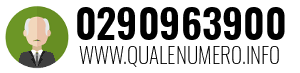 Numero di telefono 0290963900 0290963900