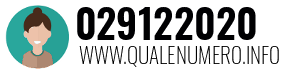 Numero di telefono 029122020 029122020