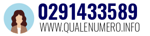 Numero di telefono 0291433589 0291433589