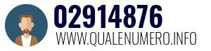 Numero di telefono 02914876 02914876