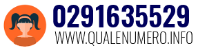 Numero di telefono 0291635529 0291635529