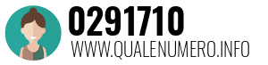 Numero di telefono 0291710 0291710