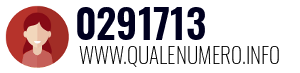 Numero di telefono 0291713 0291713