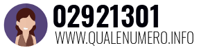 Numero di telefono 02921301 02921301