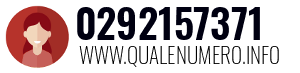 Numero di telefono 0292157371 0292157371