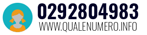 Numero di telefono 0292804983 0292804983