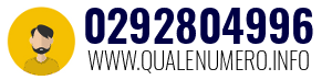 Numero di telefono 0292804996 0292804996