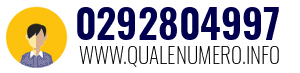 Numero di telefono 0292804997 0292804997