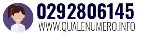 Numero di telefono 0292806145 0292806145