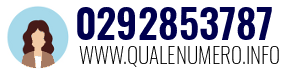 Numero di telefono 0292853787 0292853787