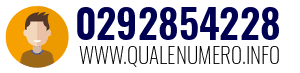 Numero di telefono 0292854228 0292854228