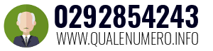 Numero di telefono 0292854243 0292854243