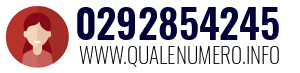 Numero di telefono 0292854245 0292854245