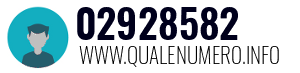 Numero di telefono 02928582 02928582