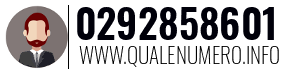 Numero di telefono 0292858601 0292858601