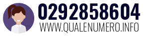 Numero di telefono 0292858604 0292858604