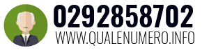 Numero di telefono 0292858702 0292858702