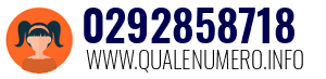 Numero di telefono 0292858718 0292858718