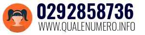 Numero di telefono 0292858736 0292858736