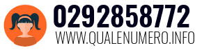 Numero di telefono 0292858772 0292858772