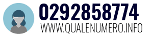 Numero di telefono 0292858774 0292858774