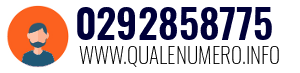 Numero di telefono 0292858775 0292858775
