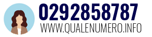 Numero di telefono 0292858787 0292858787