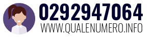 Numero di telefono 0292947064 0292947064