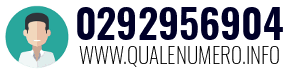 Numero di telefono 0292956904 0292956904