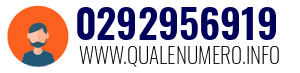 Numero di telefono 0292956919 0292956919
