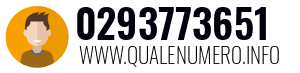 Numero di telefono 0293773651 0293773651