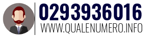 Numero di telefono 0293936016 0293936016