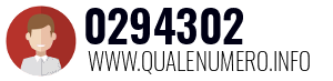 Numero di telefono 0294302 0294302