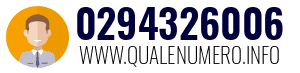 Numero di telefono 0294326006 0294326006