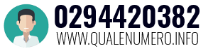 Numero di telefono 0294420382 0294420382