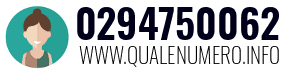 Numero di telefono 0294750062 0294750062