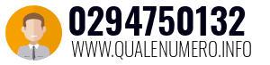 Numero di telefono 0294750132 0294750132