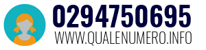 Numero di telefono 0294750695 0294750695