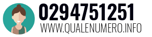 Numero di telefono 0294751251 0294751251