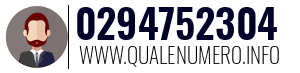 Numero di telefono 0294752304 0294752304