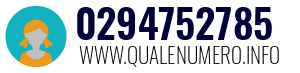 Numero di telefono 0294752785 0294752785